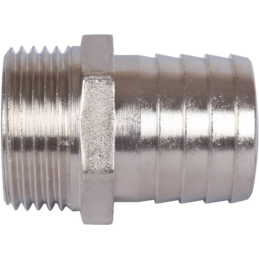 Штуцер STOUT 1"х30 НР (никелированный)