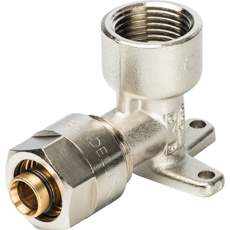 Уголок 90° Prandelli Multyrama 16х2,0х1/2" с креплением