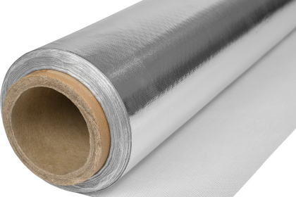 Стеклоткань K-FLEX Foilglass 0,2х1000-25 рулон с покрытием алюминий