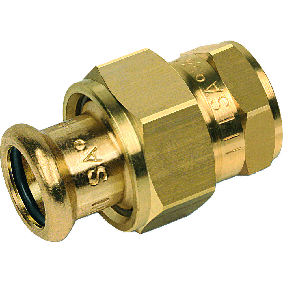 Сгон Sanha 15x1/2 ВПр-ВР с плоским уплотнением бронза 8330G