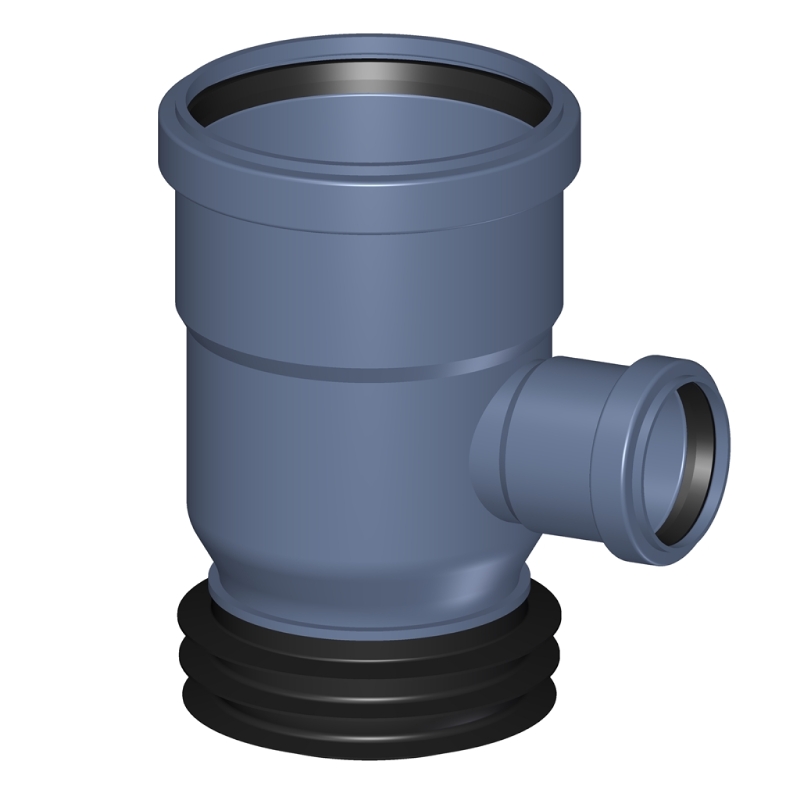 Тройник TECE POLO-KAL NG 110/50х87,5° "трубный конец-раструб"  канализационный