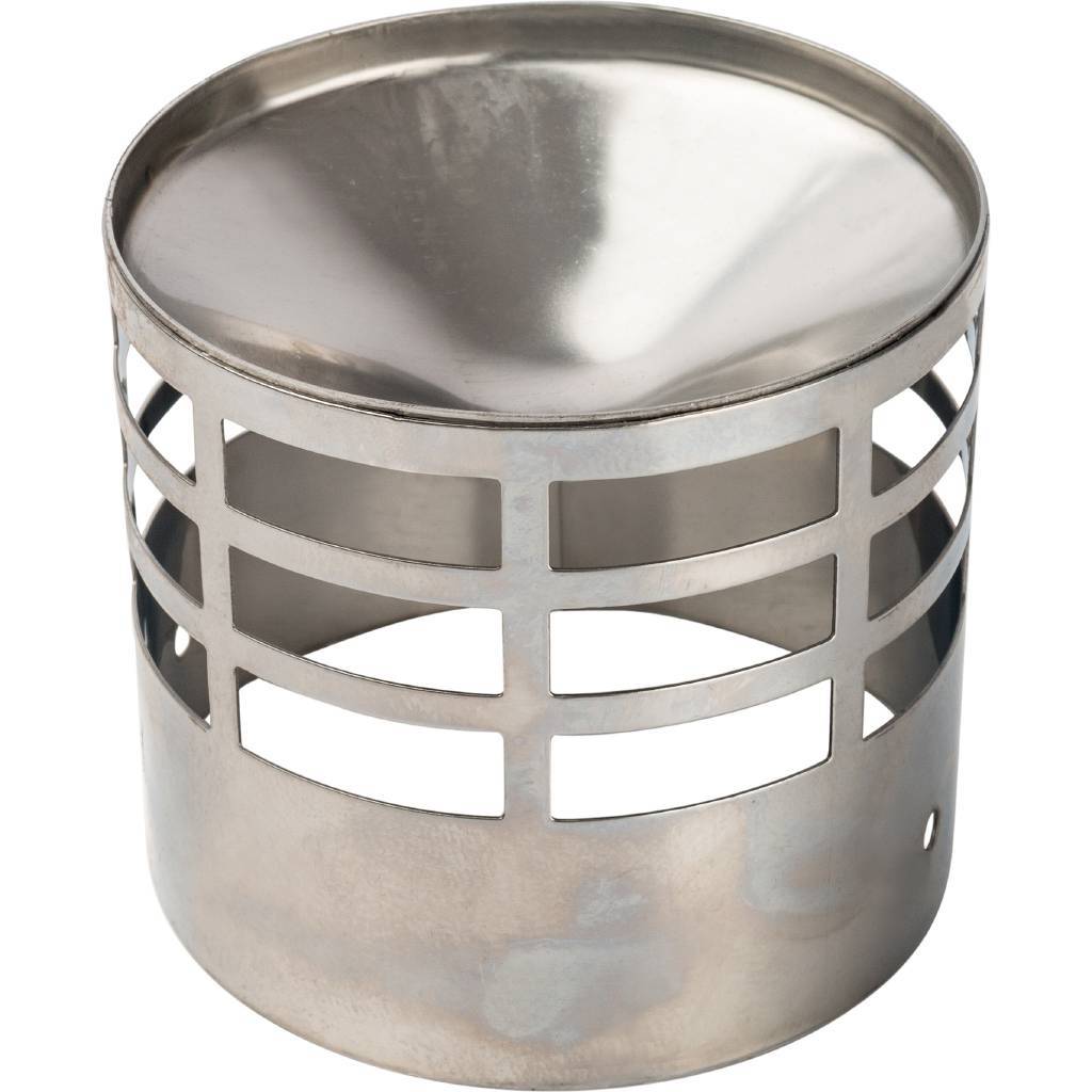 Решетка STOUT DN80 для дымоотводящей трубы из нержавеющей стали