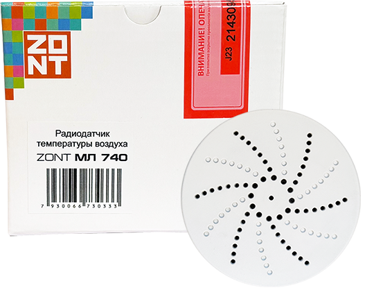 Радиодатчик температуры комнатный ZONT МЛ-740