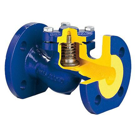 Обратный клапан ZETKAMA Ду40 Ру16 подъемный фланцевый