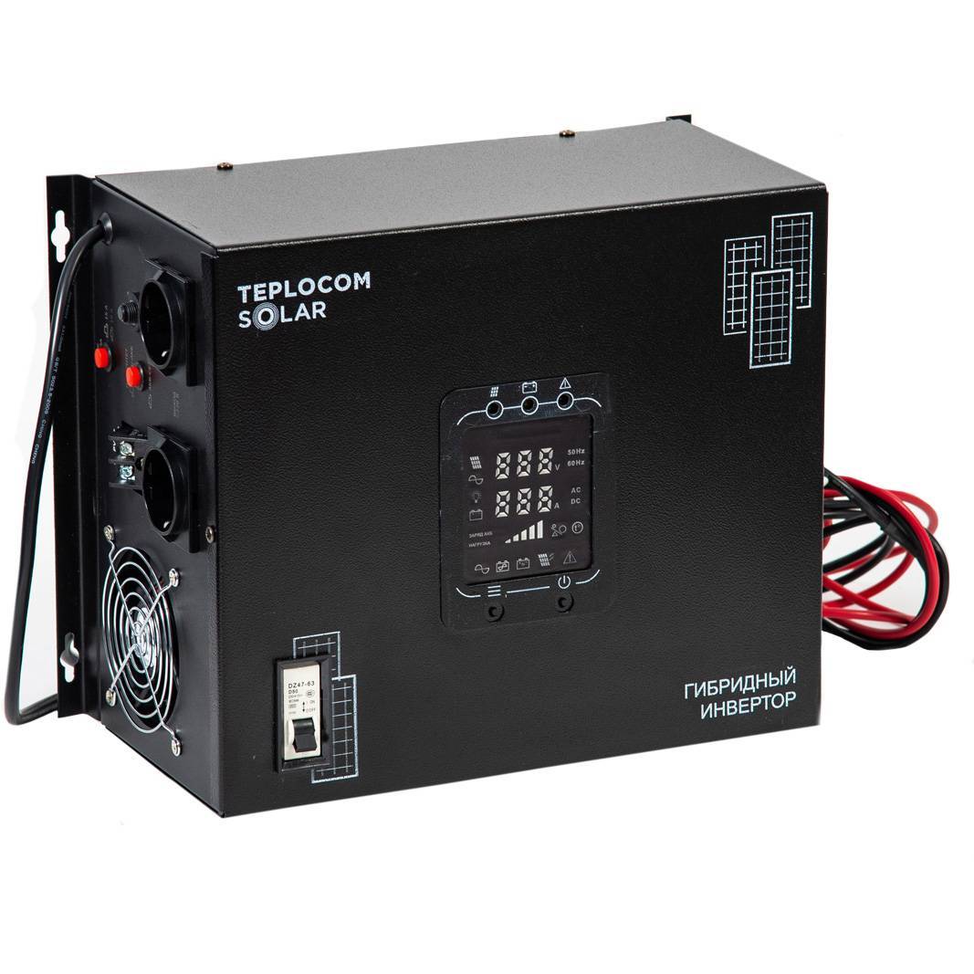 Гибридный солнечный инвертор TEPLOCOM SOLAR-1500