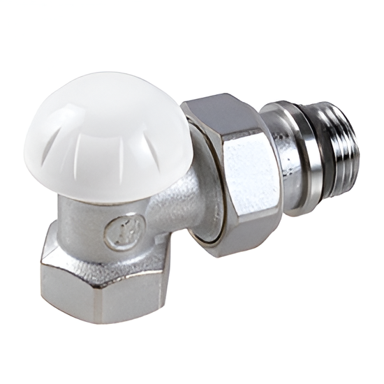 Запорный клапан Giacomini R14TG Ду25 Ру16 ВР угловой с герметичной прокладкой