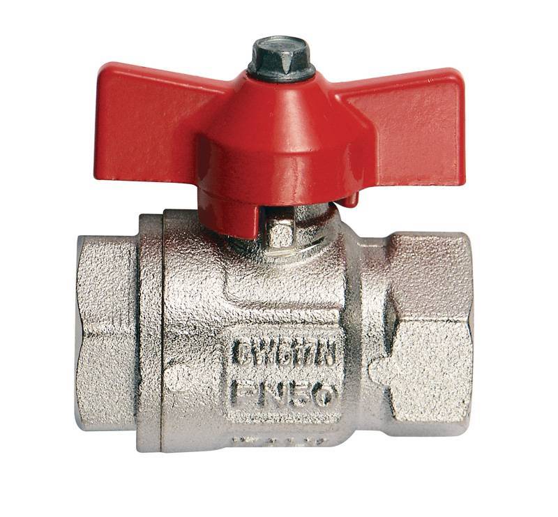 Itap IDEAL 092 3/8 " Кран шаровой муфтовый полнопроходной (бабочка)