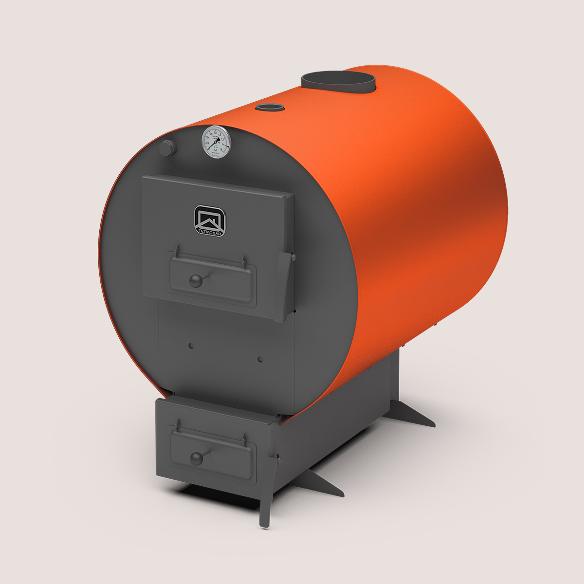 Напольный твердотопливный котел Теплодар УЮТ-20