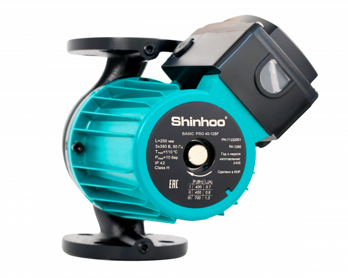 Циркуляционный насос Shinhoo BASIC PRO 32-12SF PN10 1х230В/50 Гц (с фланцевым соединением)