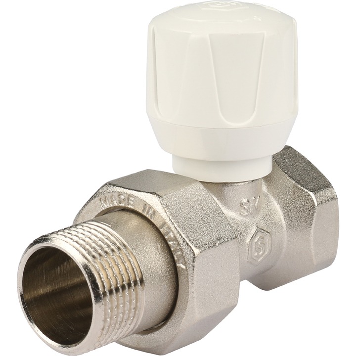 STOUT Клапан ручной терморегулирующий (прямой 3/4")