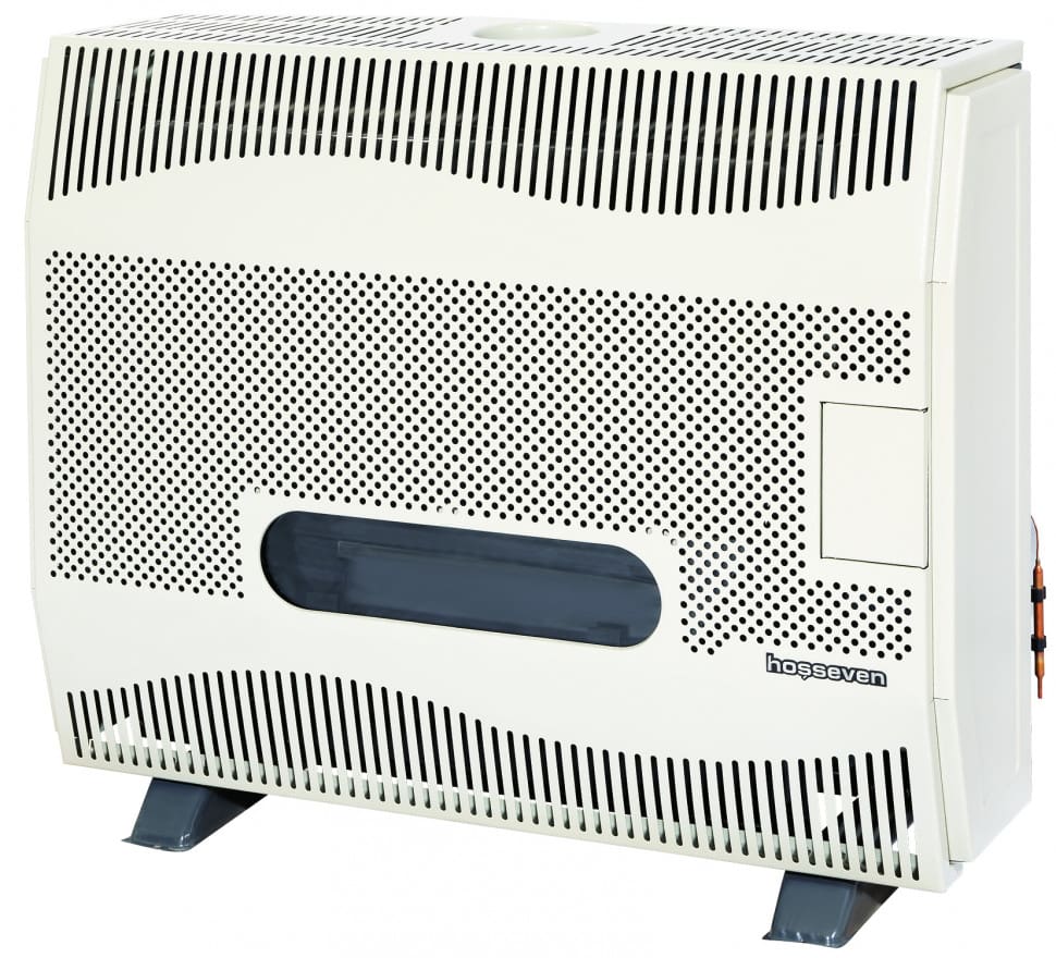 Напольный газовый конвектор Hosseven HBS-12/1V Fan 12 кВт (с вентилятором)