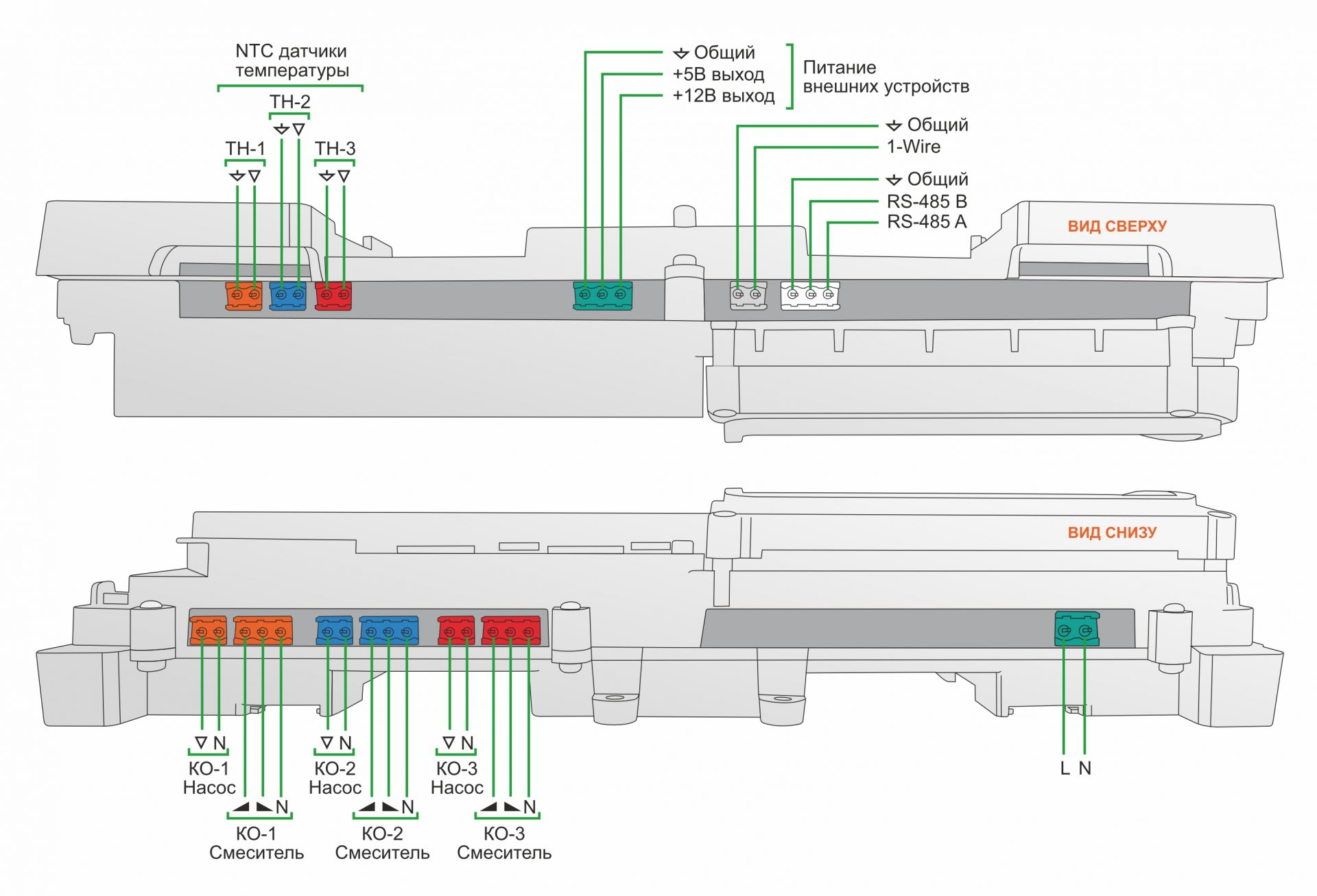Блок расширения ZONT EX-108 для Climatic.V2