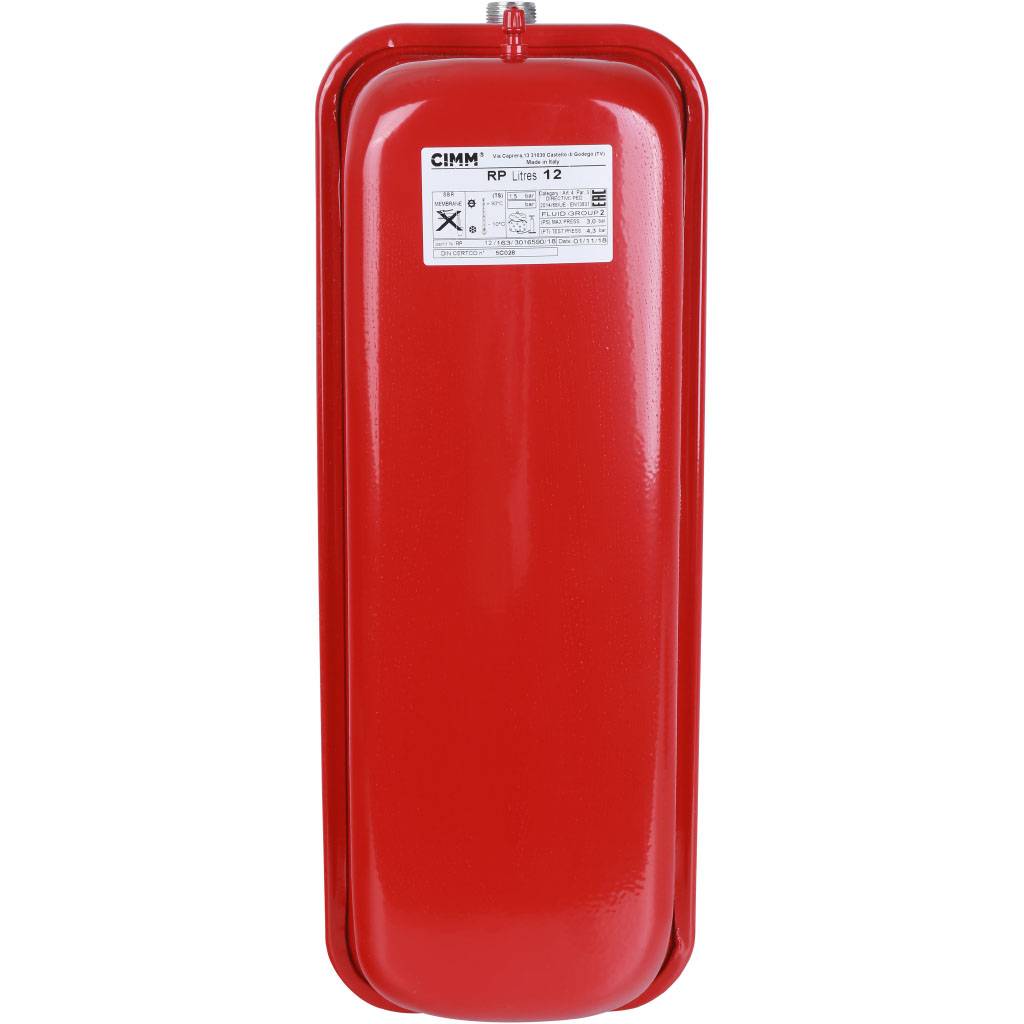 Расширительный бак CIMM RP 200 12 л для отопления вертикальный