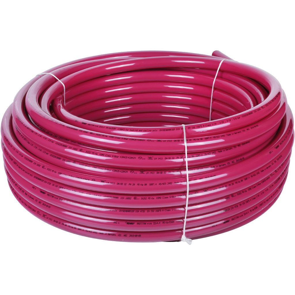 Труба REHAU RAUTITAN pink 32х4,4 отопительная (бухта 50 метров)