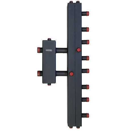Гидроразделитель ZOTA с коллектором вертикальный 4 контура (до 70 кВт)
