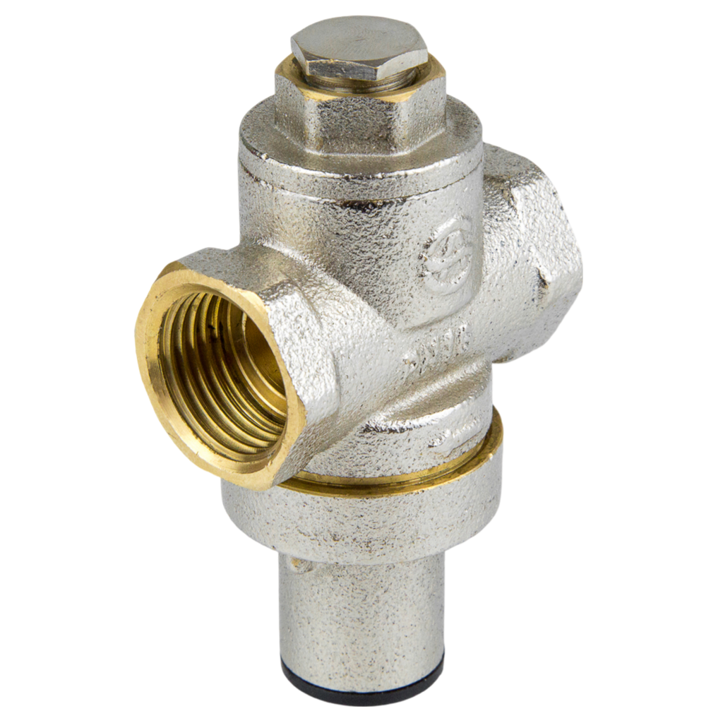 Регулятор давления поршневой Aquasfera 2002 Ду20 Ру16 3/4" ВР Рн=1 - 6бар с выходом под манометр