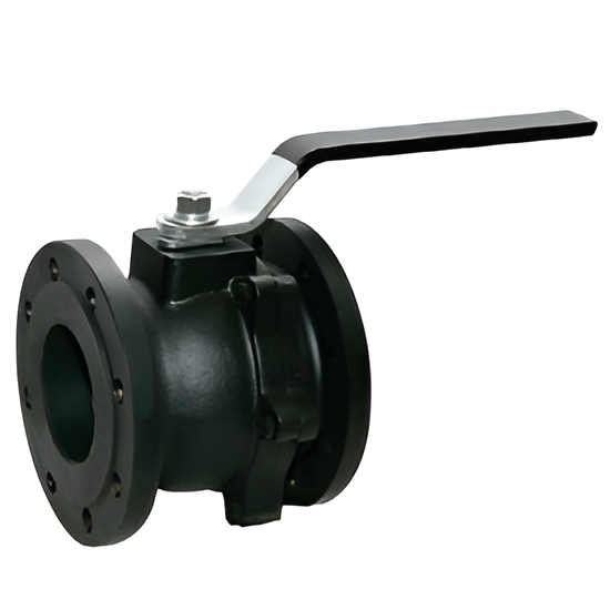 Кран шаровой Giacomini R740F Ду150 Ру16 фланцевый полнопроходной (с рукояткой)