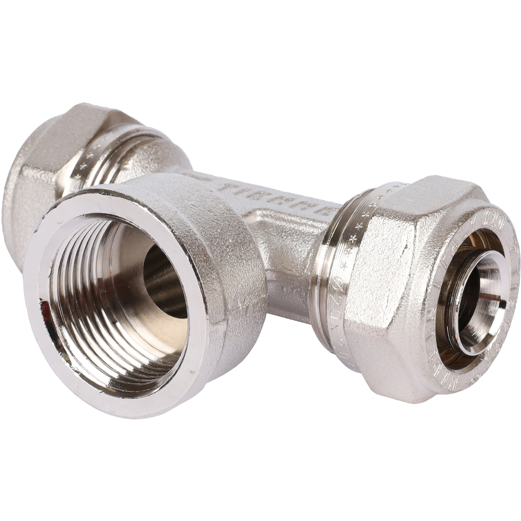 Тройник TIEMME 20х3/4х20 с внутренней резьбой