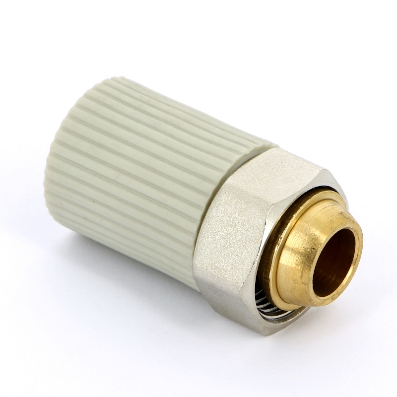 Муфта FV-PLAST 20х3/4 ЕК PPR/латунь (пайка-В) накидная гайка