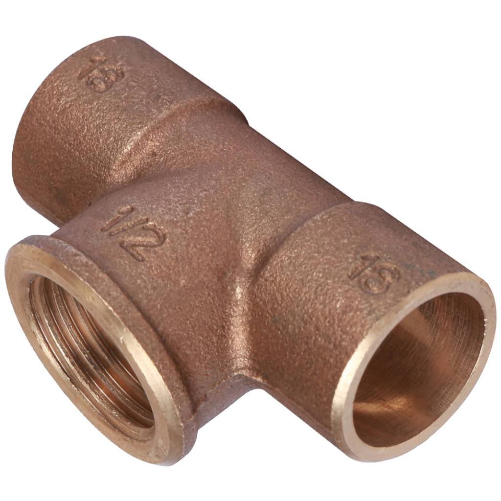 Тройник Sanha 18x3/4x18 ВП-ВР-ВП под пайку 4130g бронза