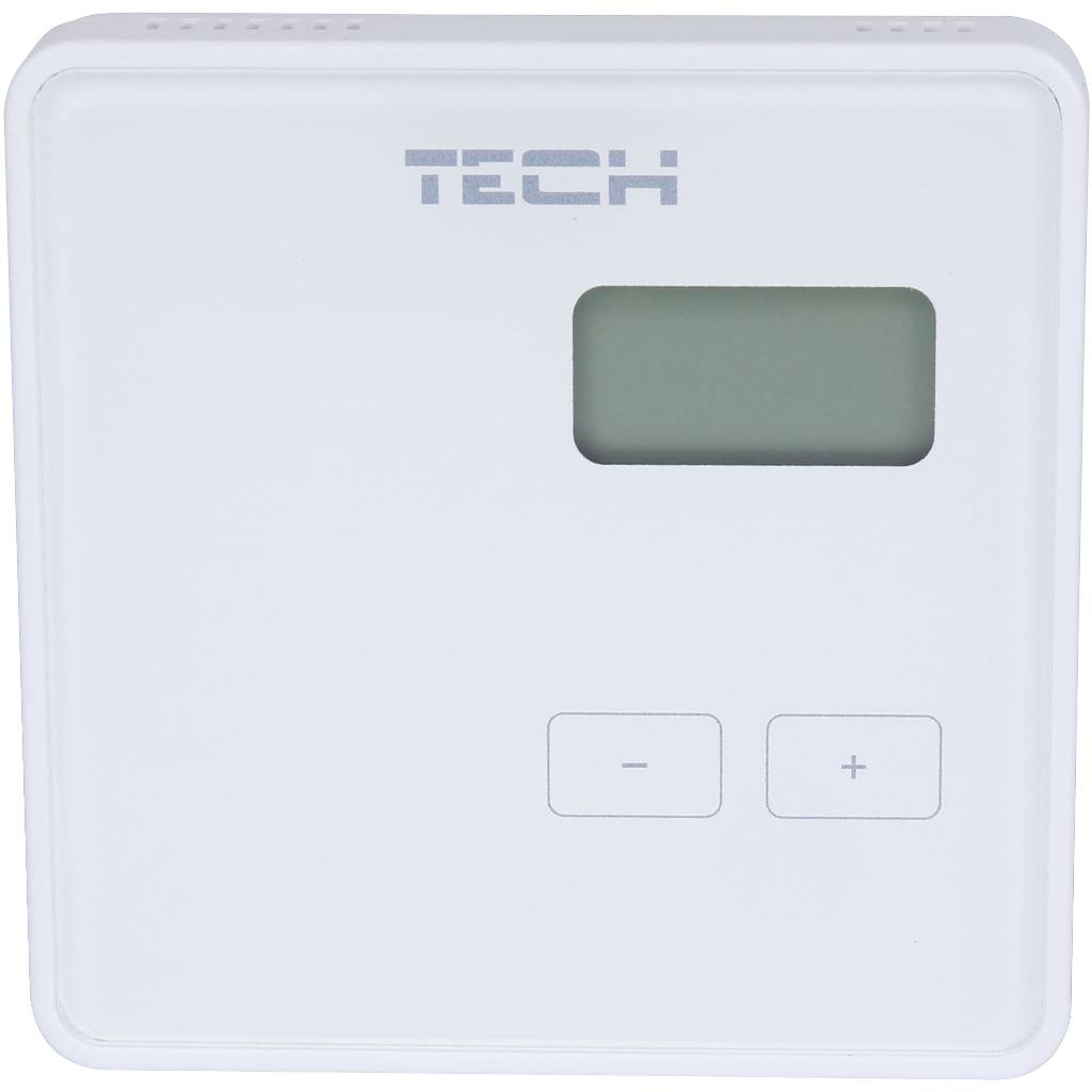 Терморегулятор TECH R-8b беcпроводной двухпозиционный комнатный (белый) для водяного теплого пола
