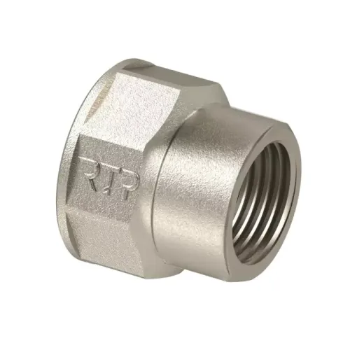 Муфта переходная (редукционная) РосТурПласт Ду25х15 ВР (никелированная)