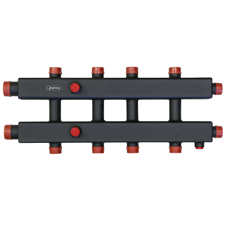 Гидравлический коллектор ZOTA горизонтальный 5 контуров