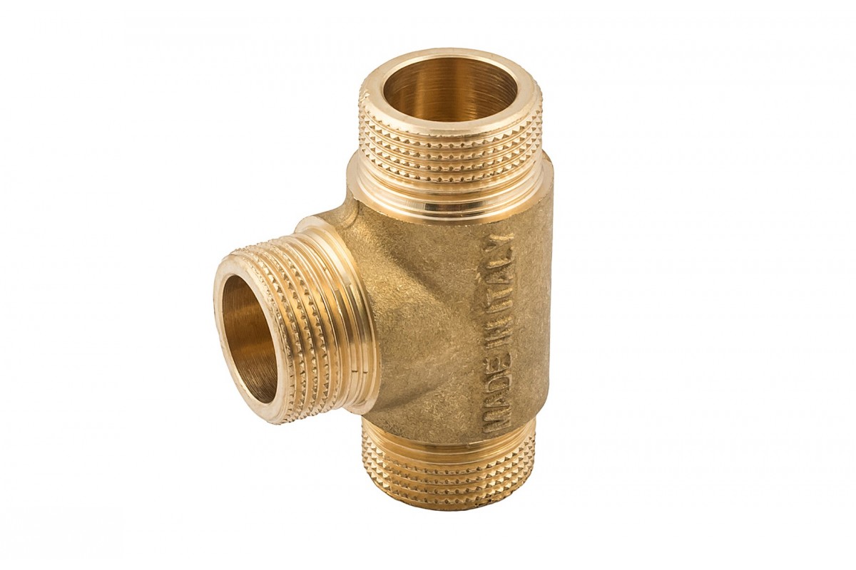 Тройник равнопроходной ELSEN ННН 3/4", латунь