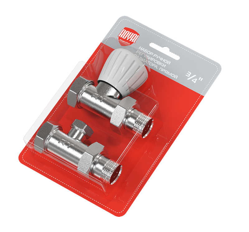 Набор ручной регулировки радиатора Royal Thermo 3/4" прямой