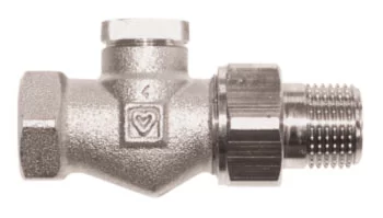 Запорный клапан HERZ RL-1 3/4" проходной с возможностью регулировки без фиксации настройки