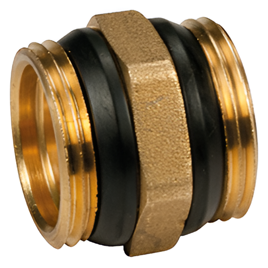 Ниппель Giacomini R189D Ду15 НР с герметичной прокладкой