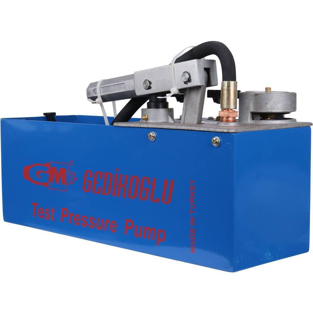 Насос опрессовочный GM Cobra ручной до 50 бар (объем бака 12л)