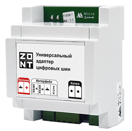 Универсальный адаптер цифровых шин ZONT (DIN)