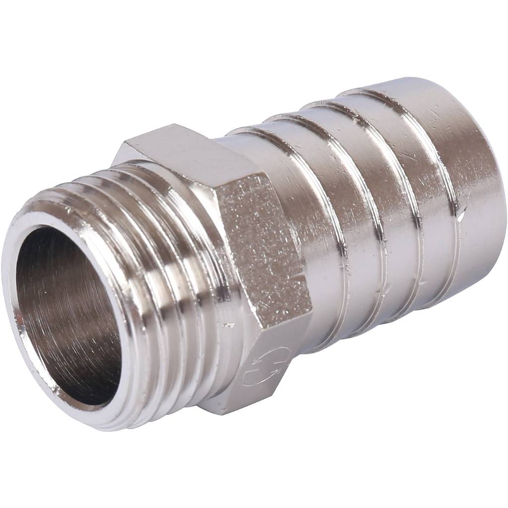 Штуцер STOUT 1/2"х20 НР (никелированный)