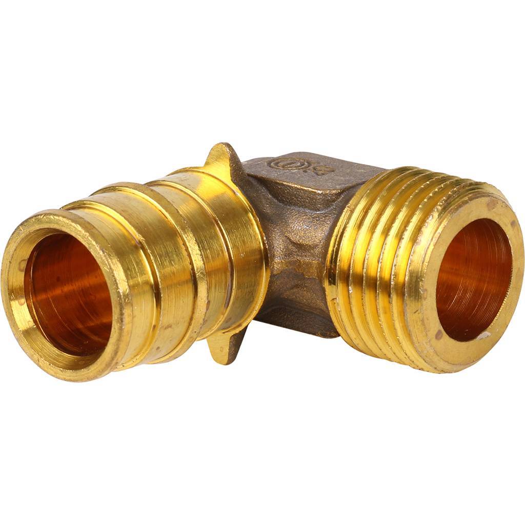 Uponor Q&E угольник с наружной резьбой 20-G1/2"НР