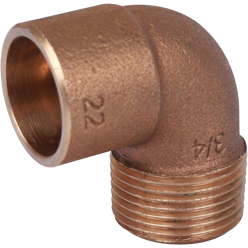 Угловой переход Sanha 28x3/4 ВП-НР под пайку 4092g бронза