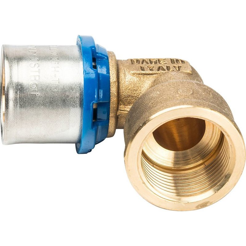 Угольник 90° Prandelli Multyrama 26х3,0x3/4" ВР профиль H, TH, U для металлопластиковых труб