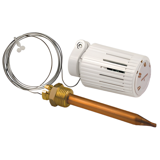 Термоголовка жидкостная Giacomini R462L1 соединение CLIP-CLAP с погружным датчиком (2м, 20-70°C)