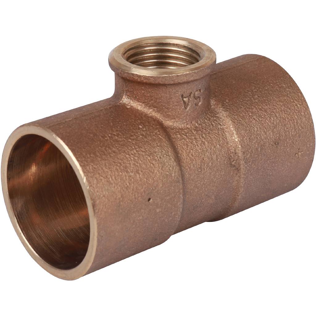Тройник Sanha 35x1/2x35 ВП-ВР-ВП под пайку 4130g бронза