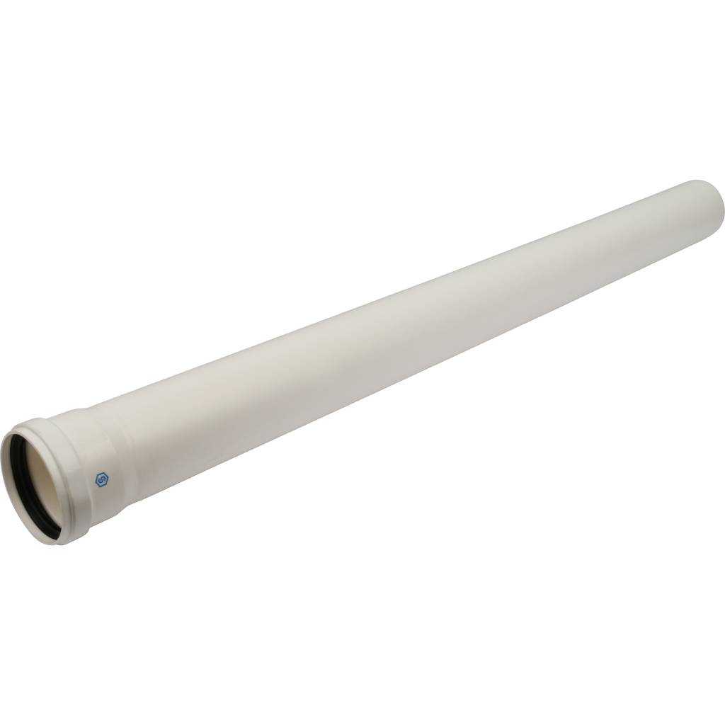 Труба STOUT DN80 1000 мм м/п конденсац. PP-FE