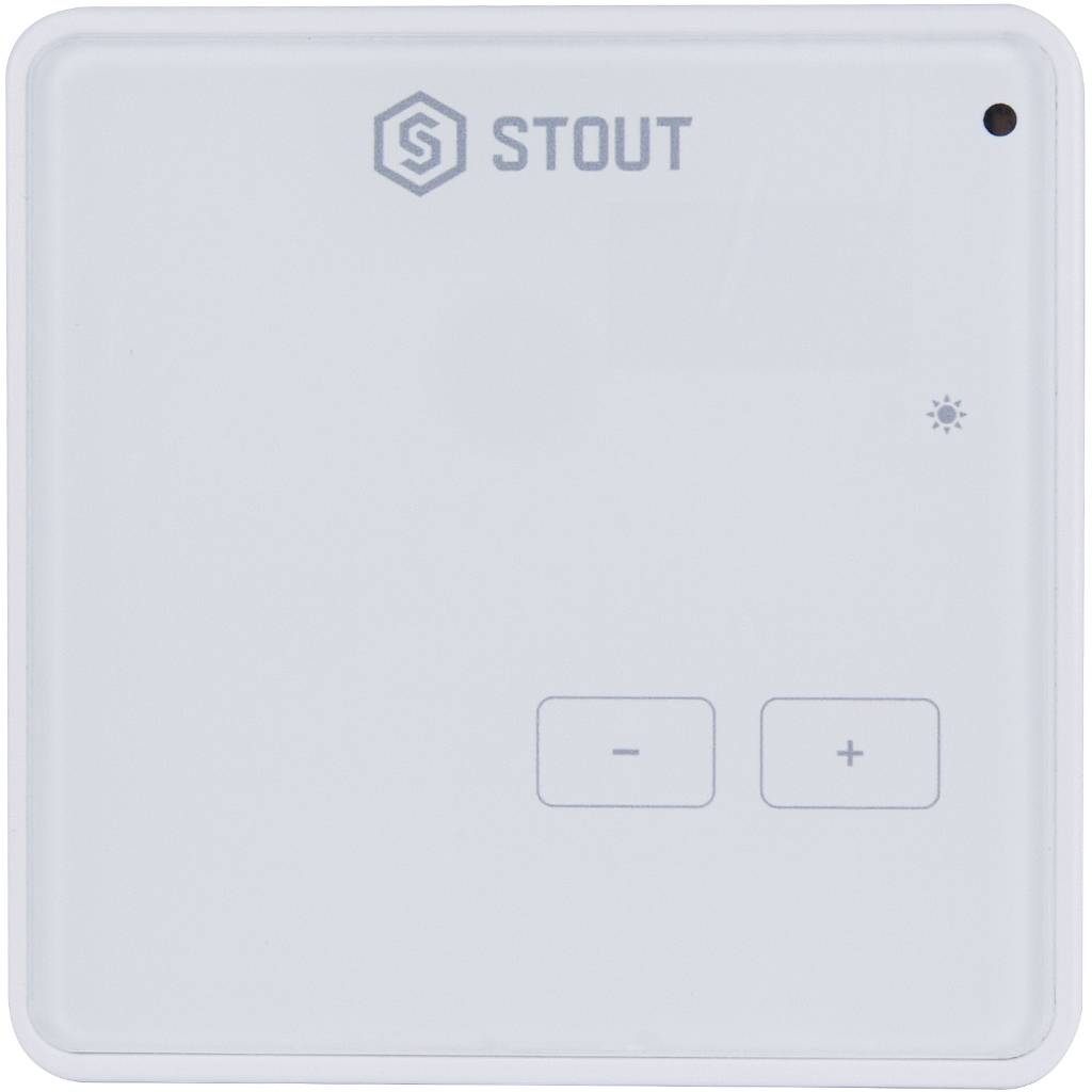 Проводной комнатный регулятор STOUT R-9z (белый)