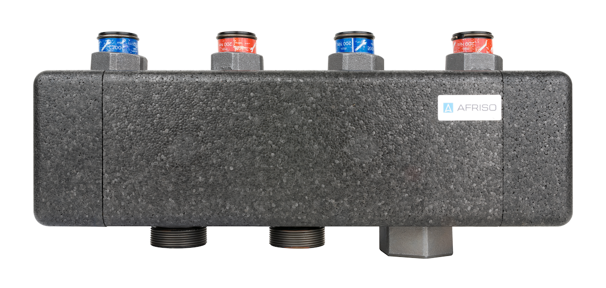 Коллектор Afriso KSV 125-2, до 160 кВт, 7 м³/ч, для 2 насосных групп