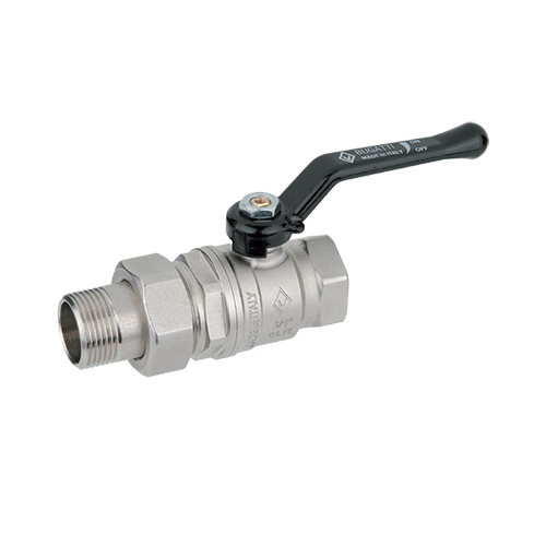 Кран шаровой Bugatti New Jersey 920 1 1/2 НВ с разъемным соединением полнопроходной (рычаг-алюминий)