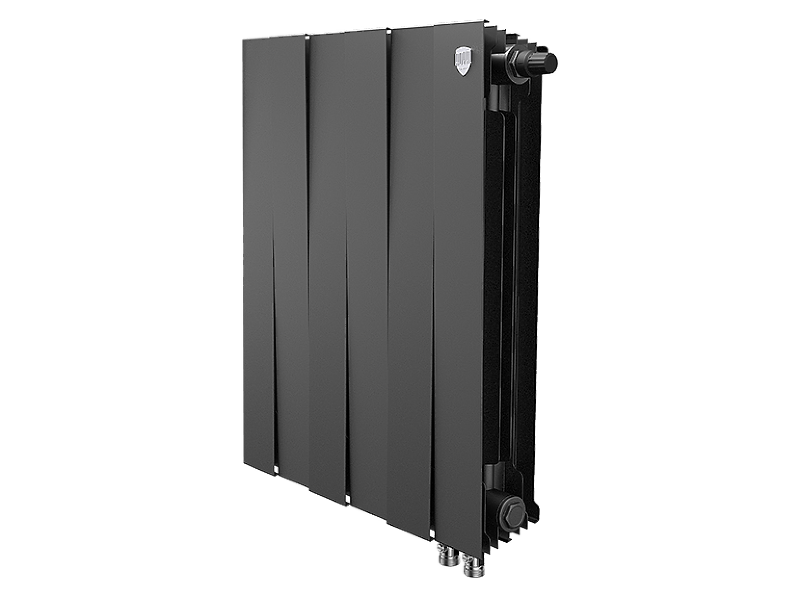 Радиатор биметаллический Royal Thermo PianoForte 500 /Noir Sable VDR x 6 секций