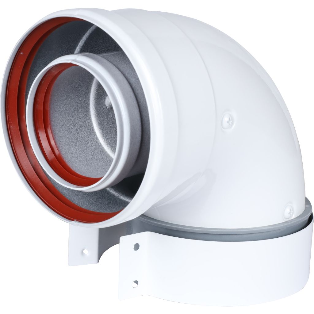 Коаксиальный отвод Baxi 90° D60/100 для всех котлов кроме ECO Classic / ECO Nova