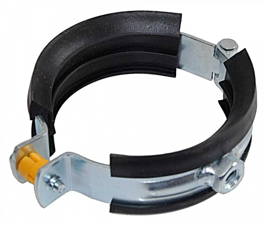 REHAU RAUPIANO Хомут опорный с резиновым вкладышем и проставкой 200 М12/60мм