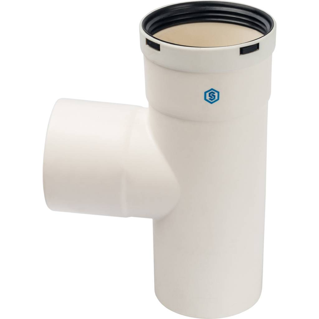 Тройник STOUT DN80 п/п/м Т-образный PP-FE