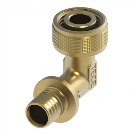 Быстросъемное соединение TECE TECEflex 16х1/2 угловое (кремнистая бронза)