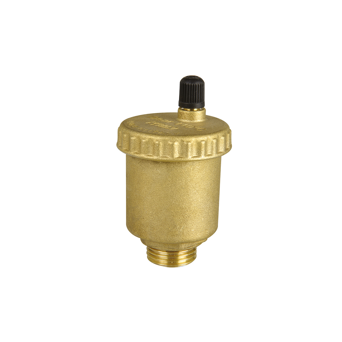 Воздухоотводчик автоматический Icma 707 Ду 15 Ру10 G1/2" НР прямой с запорным клапаном