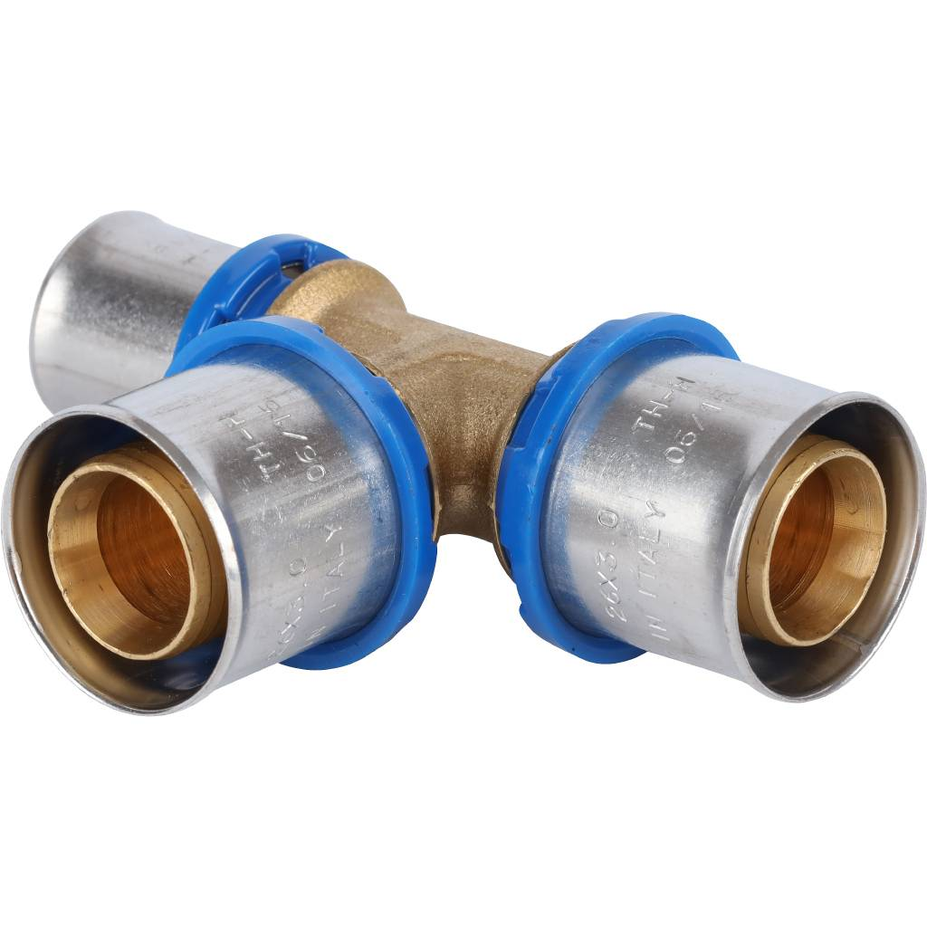 Тройник переходной APE 26 (3.0) x 26 (3.0) x 20 (2.0) для металлопластиковых труб